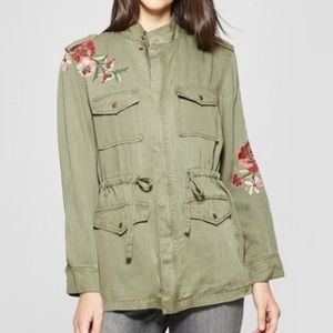 Knox Rose Embroidered Utility Jacket